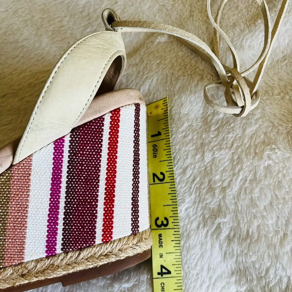 Ugg‎ Stripe Stylish Multicolor Wedge Sandals Sz 10